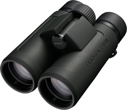 Nikon PROSTAFF P3 10x42 Binoculars Waterproof Fogproof Multicoated Optics Roof Prism Bundle with ProStaff Suspender Harness Binocular Strap + Cleaning kit + Floating Strap in Kuwait