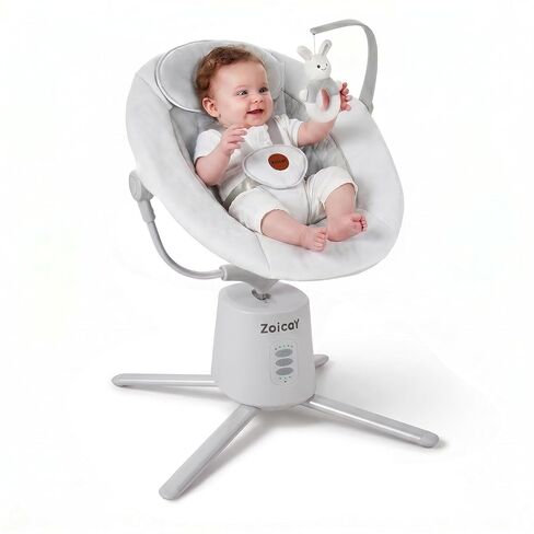 Baby Swing for Infants, Electric Infant Swing with Bluetooth Music, Pink | Deeper Seat, Remote & App Control, 6 Melodies, 5 Speeds, 3 Modes, Portable and Lightweight for Indoor & Outdoor, Max 20 lbs in Kuwait