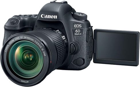 Canon EOS 6D Mark II with EF 24-105mm IS STM Lens - WiFi Enabled (Renewed) in Kuwait