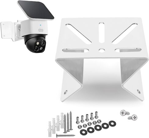 WiTi Metal Corner Mount for eufy soloCam s340, to Achieve a Wider View Range 270° on Both Sides of Exterior Wall Corner, Bracket for PTZ Camera Spray Coated Antirust for Outdoor and Indoor in Kuwait