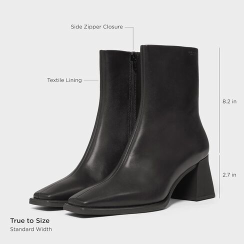 Vagabond Shoemakers Hedda Leather Bootie Black EU 37 (US Women's 7) M in Kuwait