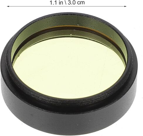 Balacoo 1.25 Inch Telescope Moon Filter Yellow Aluminum Alloy Planet Filter Accessories for Astronomy and Moon Observation Minimizing Vignetting and Providing Comfortable Lunar Views in Kuwait