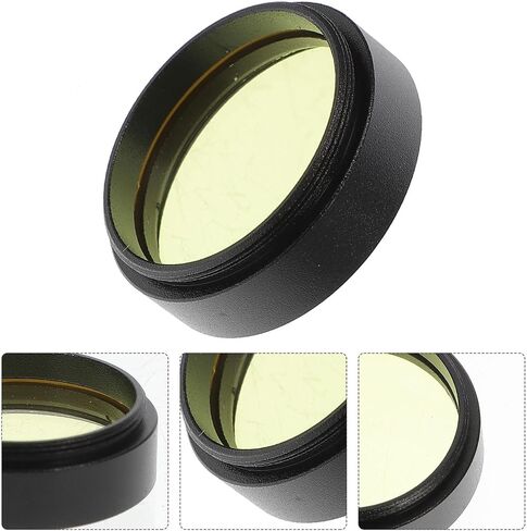 Balacoo 1.25 Inch Telescope Moon Filter Yellow Aluminum Alloy Planet Filter Accessories for Astronomy and Moon Observation Minimizing Vignetting and Providing Comfortable Lunar Views in Kuwait