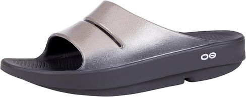 OOFOS OOahh Luxe Recovery Slide, Latte - Women’s Size 7 in Kuwait