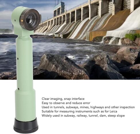 Cryfokt Diagonal Eyepiece, 90 Degree Elbow Optical Glass Steel for Total Station, with Bayonet Type for LeicaAccessories in Kuwait