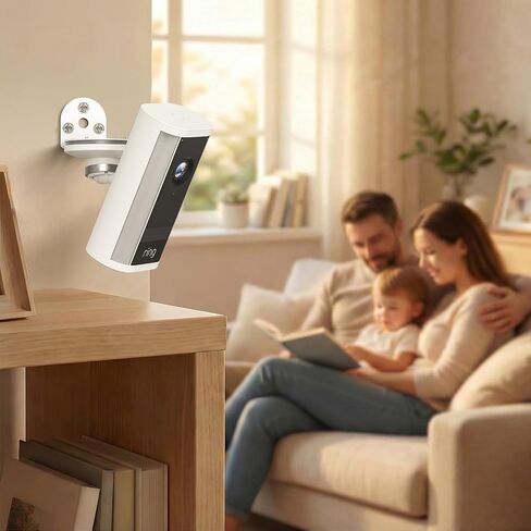 EDUP LOVE® Metal Ceiling Mount Adapter for Ring Camera, Eave Mount Bracket | Fit Ring Indoor Cam Plus, Outdoor Cam Pro/Plus, Spotlight Cam Pro/Plus, Adjustable Angle No Image Flip, Security Camera Mount in Kuwait