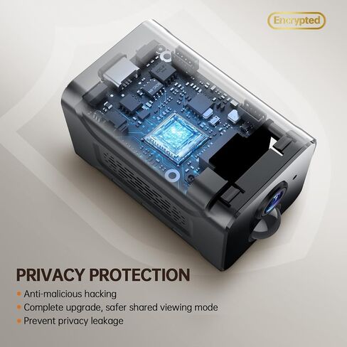 Hidden Camera – 2K HD Wireless Spy Camera with Audio/Video, Mini Indoor Camera for Home Security, AI Motion Detection, Night Vision, Built-in Siren, Two-Way Audio, 60-Day Battery Life in Kuwait