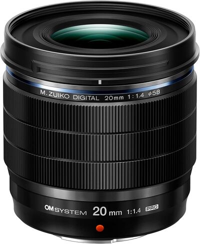 OM SYSTEM Olympus M.Zuiko Digital ED 20mm F1.4 PRO Lens,Black in Kuwait