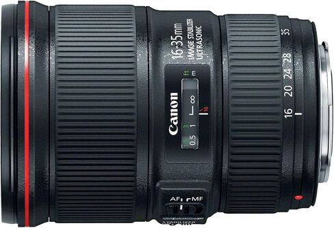 Canon 9518B002-cr EF 16-35mm f/4L is USM Lens (Renewed), Black in Kuwait