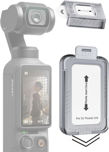 AMBITFUL Screen Protector for DJI Osmo Pocket 3/4, Tempered Glass Touchscreen Film with Lens Protector, HD Clear Anti-Scratch Anti-Fingerprint Protective Cover, Touch Sensitive Camera Accessories in Kuwait