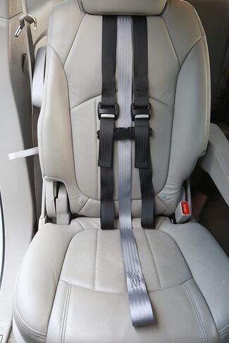 EZ-ON Products Durable 43YC. One Size Fits Most. Converts Personal Vehicle Lap or Lap/Shoulder Seatbelts Into a 5-Point Securement. User-Friendly Vest. No Mount Needed. Meets NHTSA Regulation. in Kuwait