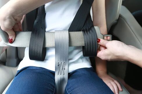 EZ-ON Products Durable 43YC. One Size Fits Most. Converts Personal Vehicle Lap or Lap/Shoulder Seatbelts Into a 5-Point Securement. User-Friendly Vest. No Mount Needed. Meets NHTSA Regulation. in Kuwait
