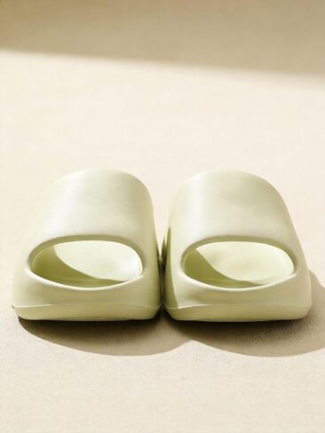EVA Couple Slippers Comfortable Non-Slip Indoor Home Slippers, Solid Color Minimalist Casual Shoes for Men Women in Kuwait