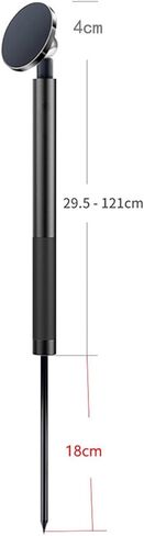 Golf Monopod Tripod Stake with Phone Holder Telescopic Rod Aluminum Mount Ground Spike for and Suitable for Golf TRAI, Black Ground Spike in Kuwait