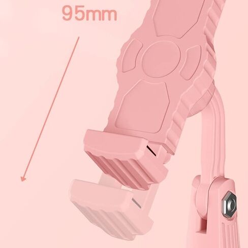 Desktop Mobile Phone Holder Stand 360 Rotate for Live Streaming Shoot Video Round Base in Kuwait