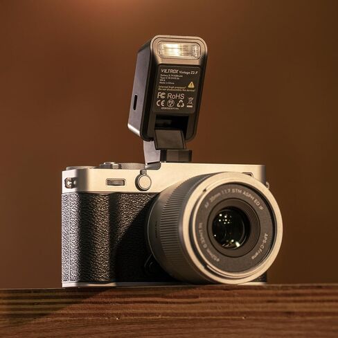 VILTROX Vintage Z2 TTL Foldable Mini Camera Flash for Nikon | 700 Full Power Flashes, 2s Recycle, USB-C Charging Mini Speedlite GN6 with 5 Levels (Z2-N) in Kuwait