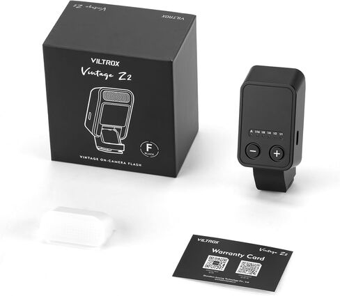 VILTROX Vintage Z2 TTL Foldable Mini Camera Flash for Nikon | 700 Full Power Flashes, 2s Recycle, USB-C Charging Mini Speedlite GN6 with 5 Levels (Z2-N) in Kuwait