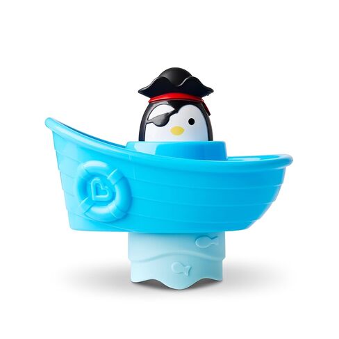Munchkin Peek-a-Boo Penguin Bath Toy with Boat & Pop-up Character Design, Early Learning & Developmental Play for Babies & Toddlers 9+ Months in Saudi Arabia