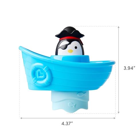 Munchkin Peek-a-Boo Penguin Bath Toy with Boat & Pop-up Character Design, Early Learning & Developmental Play for Babies & Toddlers 9+ Months in Saudi Arabia