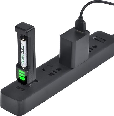 Tectra 2X AAAA Batteries, Ni-MH AAAA Rechargeable Battery + LED USB Charger for Surface Pen, Active Stylus, LED Candle, Flashlight, Portable CD, MP3 Players, Digital Camera and More in Kuwait