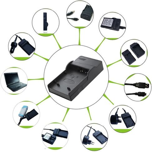 Smart Slim Micro USB Battery Charger for Canon PowerShot G5X, G7X ii, G7X 2, G7Xii, G9X ii, G9X 2, G9Xii Digital Camera in Kuwait