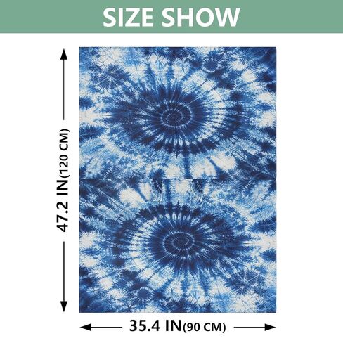Tie Dye Pattern Baby Car Seat Cover Infant Car Seat Canopy | Muslin-like Cotton Blend, Breathable, Multi-use, Newborn Essentials Must Haves, Fits Most Strollers, for Babies Boys Girls in Kuwait