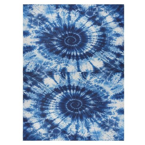 Tie Dye Pattern Baby Car Seat Cover Infant Car Seat Canopy | Muslin-like Cotton Blend, Breathable, Multi-use, Newborn Essentials Must Haves, Fits Most Strollers, for Babies Boys Girls in Kuwait