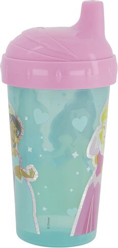 Disney Toddler Sipper Cups for Girls | 10 Ounce Princess Sipper Cup Pack of Two | Durable Blue Leak Proof Travel Water Bottle for Toddlers in Kuwait