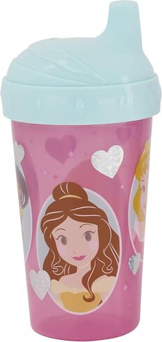 Disney Toddler Sipper Cups for Girls | 10 Ounce Princess Sipper Cup Pack of Two | Durable Blue Leak Proof Travel Water Bottle for Toddlers in Kuwait