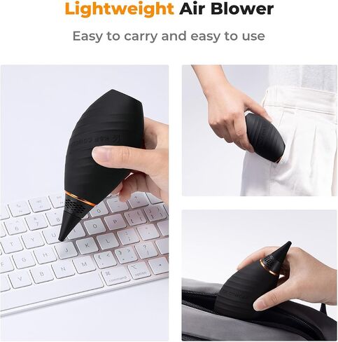 K&F CONCEPT Soft Tip Strong Air Blower with Short Nozzle,Highly Elastic | Made of Silicone Material,Dual-Valve Silicone Blower,Ergonomic Design for a Comfortable Grip,for Cleaning Lenses Filters,MB02 in Kuwait