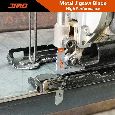 JMD 30-Piece T118A Metal Cutting Jigsaw Blades Set 75mm 21TPI Jig Saw Blades for Metal in Kuwait