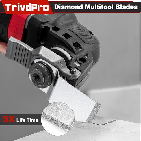 TrivdPro 15pcs Grout Remover Tool Carbide Oscillating Multi Tool Blades Diamond Grout Removal Blade Tools for Tile, Concrete, Masonry, Cleaning Mortar in Kuwait