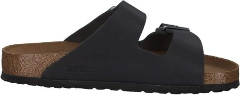 Birkenstock BIRK-552111 Arizona Leather Sandals, Black, 43 (US Men's 10) in Kuwait