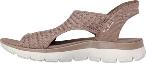 Skechers Women's Summits Sandal Sweetly Evolved Slip-Ins | Hands Free Slip-Ins, Yoga Foam Cushioned Footbed, Machine Washable, Vegan in Kuwait