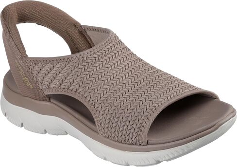 Skechers Women's Summits Sandal Sweetly Evolved Slip-Ins | Hands Free Slip-Ins, Yoga Foam Cushioned Footbed, Machine Washable, Vegan in Kuwait