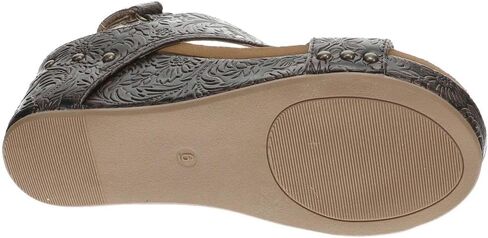 Very G Women's Women'S Isabella 3 Tooled Sandals - VGWS0139-CHOC 8 1/2 M in Kuwait