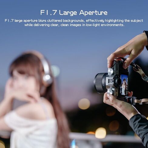 VILTROX AF 35mm F1.7 Air X-Mount APS-C Lens for Fujifilm | OIS, 6oz Lightweight, F1.7 Large Aperture, STM Autofocus, HD Nano Multi-Coating, 13in Close Focus,52mm Filter Thread in Saudi Arabia