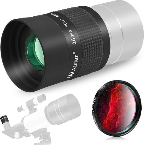 Alstar 2" UHC (Ultra High Contrast) Filter - Bundle with - 2 inch Telescope Eyepiece - 26mm in Kuwait