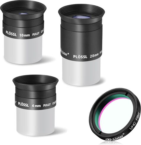Alstar 1.25" UHC (Ultra High Contrast) Filter - Bundle with - Eyepiece Set Telescope Accessory Kit in Kuwait