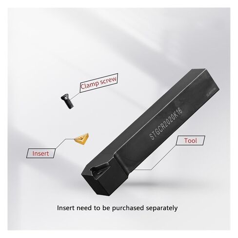 Indexable Lathe Carbide Insert 1PCS STGCR2020K16 External Turning Tool Holder Metal Lathe Boring Bar Cutting in Kuwait
