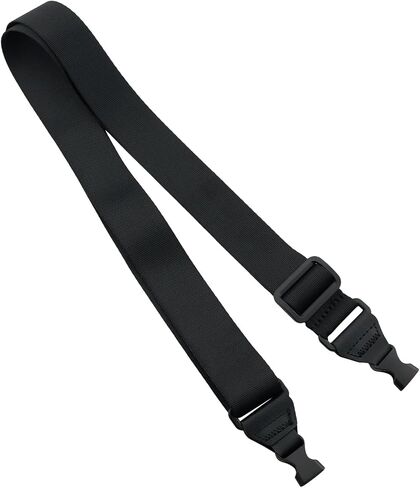 Adjustable Camera Shoulder Strap Set Adjustable Neck Lanyard Thickened Shoulder Pad Nylon Quick Release Buckle Length 39-63 Inches For Tablet Laptop Telescope Travel Bag Black in Kuwait