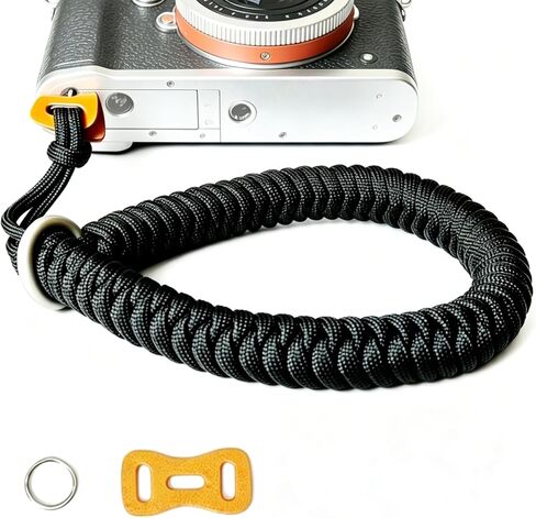 Camera Wrist Strap, Braided Nylon Hand Strap, Anti-Slip Secure Design, Universal Fit for DSLR Mirrorless Cameras in Kuwait