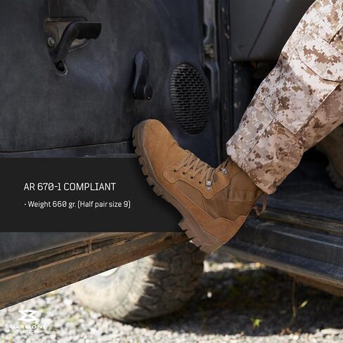 GARMONT TACTICAL T8 Military Combat Boots for Men and Women, Army, Air Force, AR670-1 Compliant Footwear, Suede Leather, Multi-Terrain Shoes in Kuwait