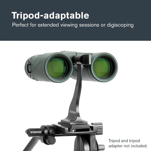 Celestron Nature DX 10x32 Waterproof Birding Binoculars | 32mm Objective Lenses, 10x Magnification, Wide 7.4° Field of View, Phase-Coated BaK-4 Prisms, Fogproof Construction in Kuwait