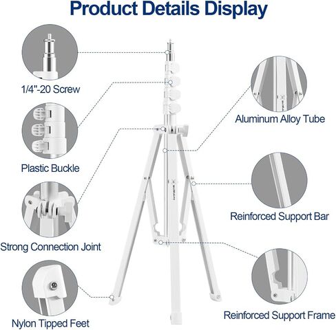 WELLMAKING 32'' Reflector Kit with Tilt Adapter Stand for Studio Outdoor | 80cm 5in1 Light Modifier, Dual 1/4" Handles, Collapsible with Pouch ,High-End Coating Translucent Silver Gold White Black in Kuwait