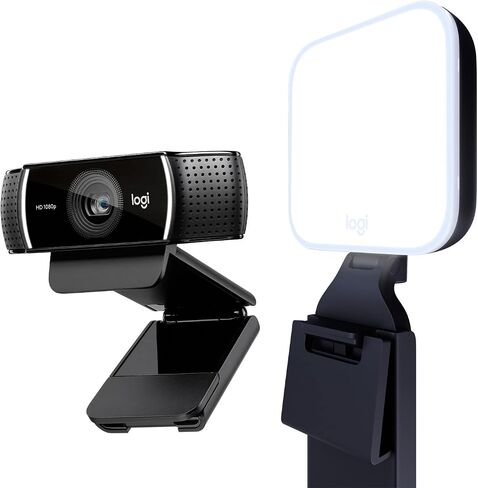 Logitech C922x Pro for Creators Litra Glow - The Ultimate Solution for a Professional Look During Video-Calls in Kuwait
