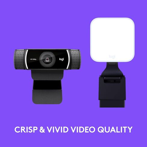 Logitech C922x Pro for Creators Litra Glow - The Ultimate Solution for a Professional Look During Video-Calls in Kuwait