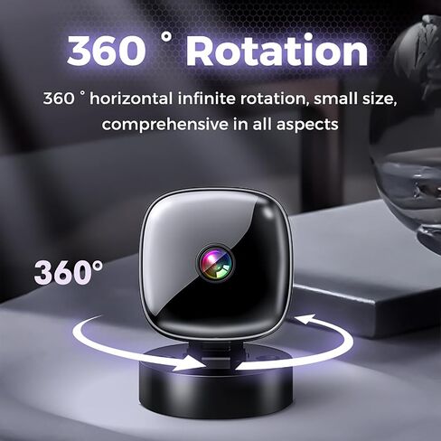 Mini Hidden Hidden Cameras, WiFi Wireless Small Camera, Home Security Cameras for Pet, Baby with Motion Detection, Night Vision, App Control S1 in Kuwait