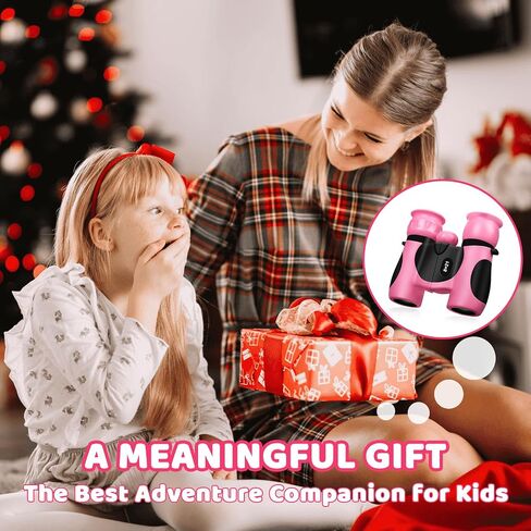 BLACKICE Binoculars for Kids, High-Resolution 8x21, Kids Binoculars Gift Set for Boys & Girls, Shockproof & Compact for Bird Watching, Travel, Hiking, Camping, Hunting, Children Outdoor Gear (Yellow) in Kuwait