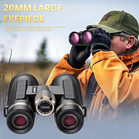 12x42 UHD High Powered Binoculars for Adults (12X42) in Kuwait